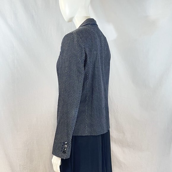 Navy Polka Dot Schoolboy Blazer | J Crew - Picture 3 of 8